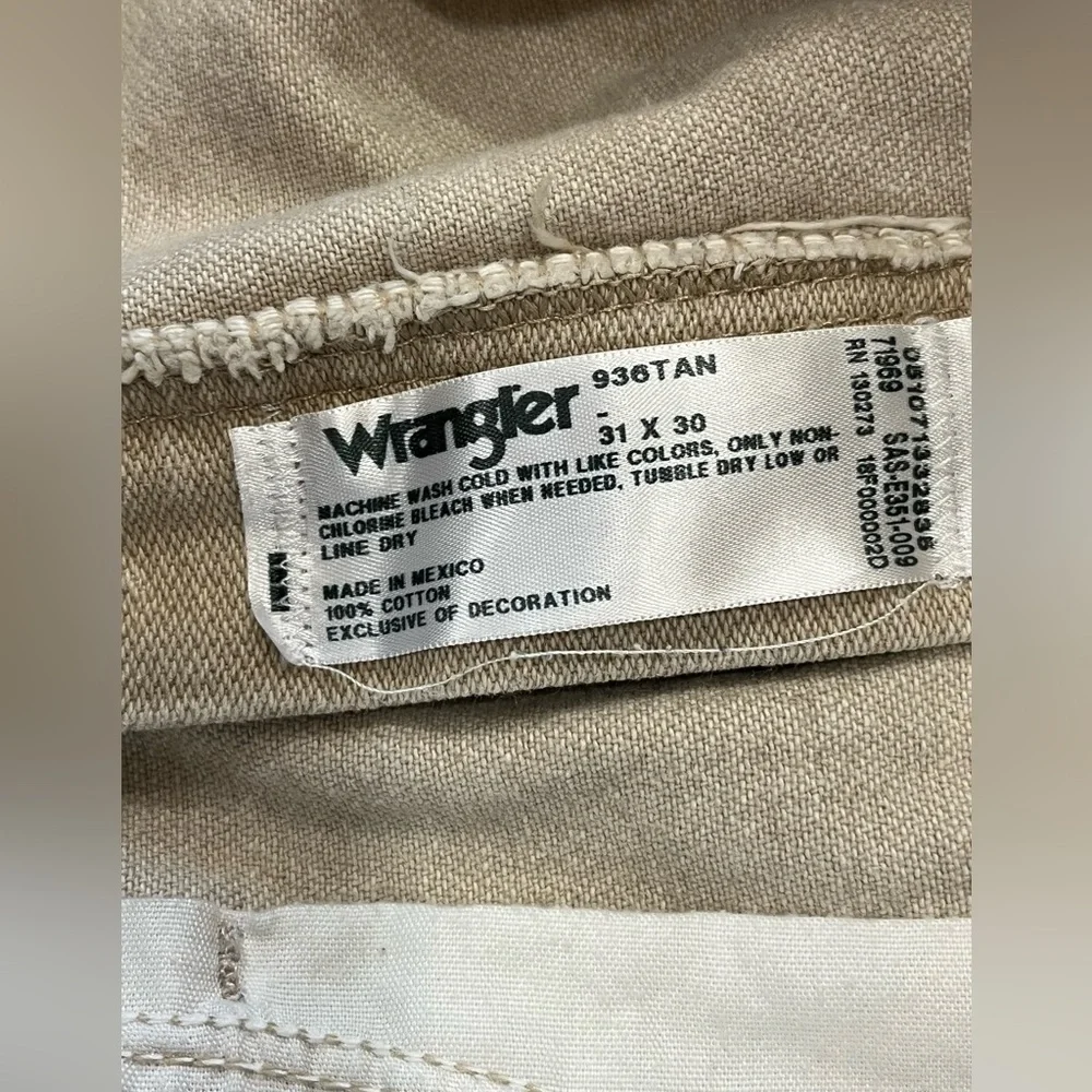 Wrangler vintage tan